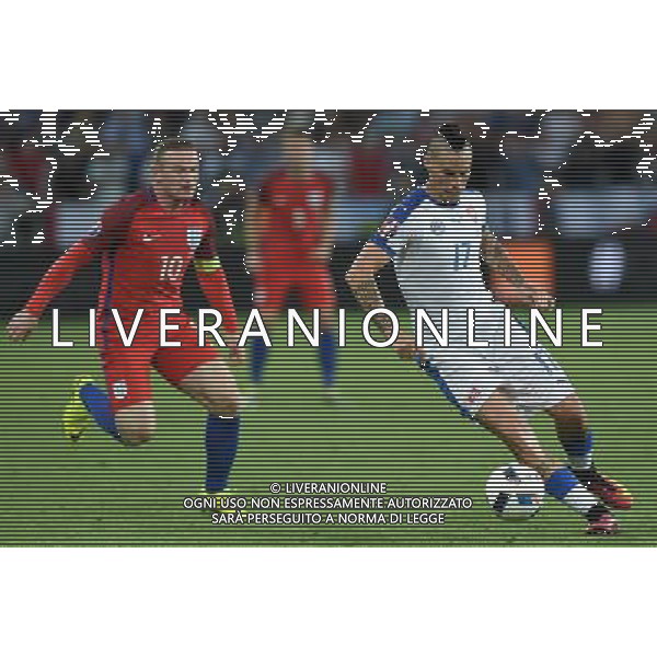 UEFA Francia EURO 2016 Final Tournament Group Stage B Saint-Etienne - 20.06.2016 Slovacchia-Inghilterra Nella Foto:hamsik rooney /Ph.Vitez-Ag. Aldo Liverani