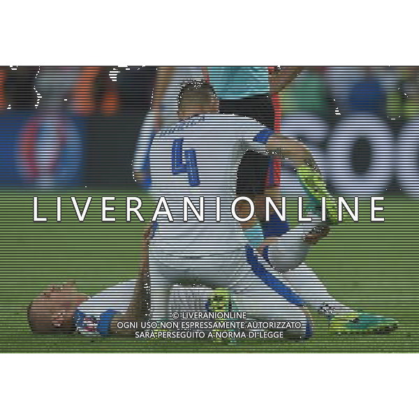 UEFA Francia EURO 2016 Final Tournament Group Stage B Saint-Etienne - 20.06.2016 Slovacchia-Inghilterra Nella Foto:Durica Jan Skrtel Martin /Ph.Vitez-Ag. Aldo Liverani