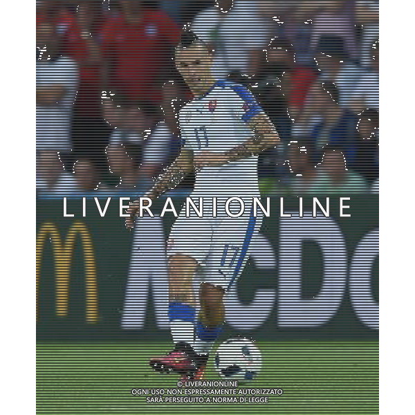 UEFA Francia EURO 2016 Final Tournament Group Stage B Saint-Etienne - 20.06.2016 Slovacchia-Inghilterra Nella Foto:Hamsik Marek /Ph.Vitez-Ag. Aldo Liverani