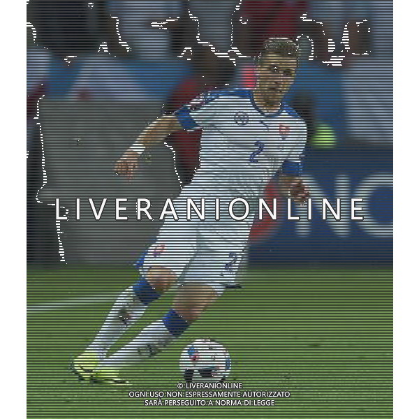UEFA Francia EURO 2016 Final Tournament Group Stage B Saint-Etienne - 20.06.2016 Slovacchia-Inghilterra Nella Foto:Pekarik Peter /Ph.Vitez-Ag. Aldo Liverani