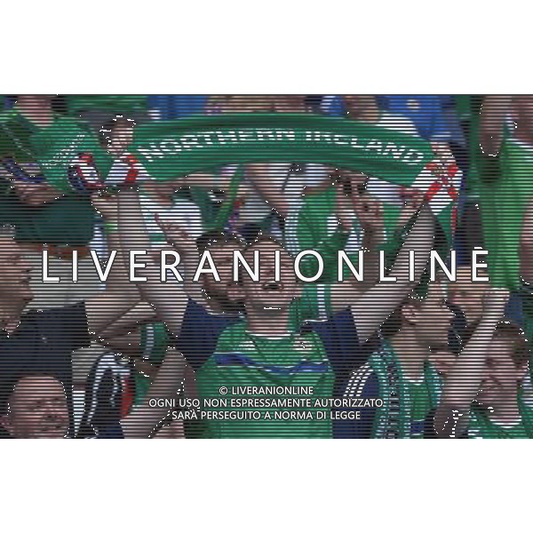 UEFA Francia EURO 2016 Final Tournament Group Stage C Parigi - 21.06.2016 Irlanda del Nord-Germania Nella Foto:tifosi irlanda /Ph.Vitez-Ag. Aldo Liverani