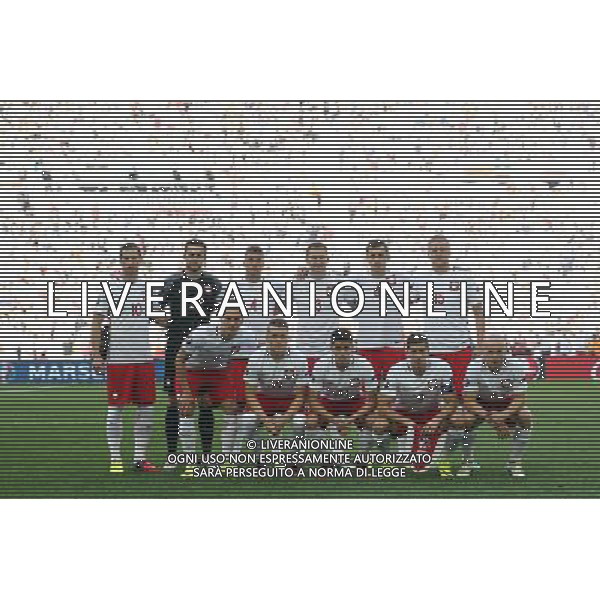 MARSYLIA 2016.06.21 MISTRZOSTWA EUROPY EURO 2016 FRANCJA PILKA NOZNA MECZ UKRAINA - POLSKA NZ GRZEGORZ KRYCHOWIAK LUKASZ FABIANSKI THIAGO CIONEK ARTUR JEDRZEJCZYK TOMASZ JODLOWIEC KAMIL GLIK ARKADIUSZ MILIK PIOTR ZIELINSKI BARTOSZ KAPUSTKA ROBERT LEWANDOWSKI MICHAL PAZDAN FOT MICHAL STAWOWIAK / FOKUSMEDIA / NEWSPIX.PL --- Newspix.pl/ AGENZIA ALDO LIVERANI SAS Ucraina - Polonia UEFA Francia EURO 2016 Final Tournament Group Stage C Marsiglia - 21.06.2016- ITALY ONLY EDITORIAL USE ONLY