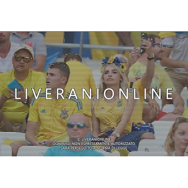 MARSYLIA 21.06.2016 MECZ I RUNDA GRUPA C MISTRZOSTW EUROPY 2016: UKRAINA - POLSKA --- FIRST ROUND GROUP C UEFA EURO 2016 MATCH IN MARSEILLE: UKRAINE - POLAND KIBICE UKRAINA FOT. PIOTR KUCZA/NEWSPIX.PL --- Newspix.pl/ AGENZIA ALDO LIVERANI SAS Ucraina - Polonia UEFA Francia EURO 2016 Final Tournament Group Stage C Marsiglia - 21.06.2016- ITALY ONLY EDITORIAL USE ONLY