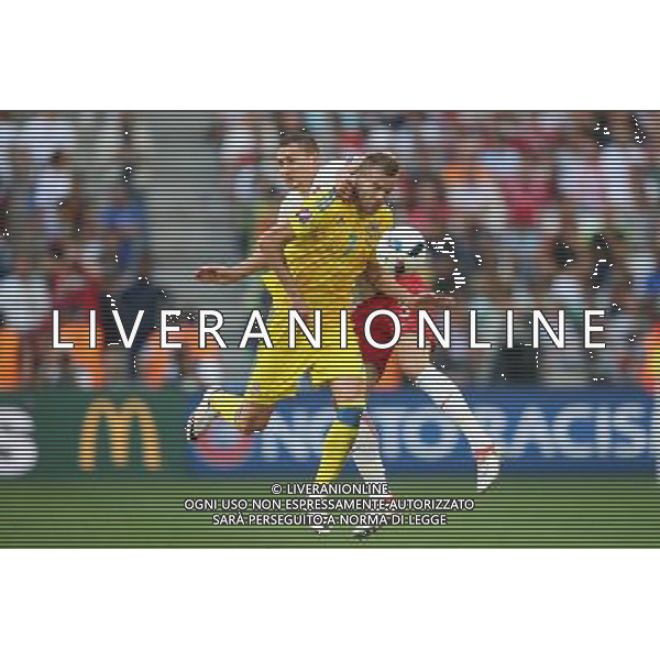 21.06.2016 MARSYLIA STADE VELODROME (MARSEILLE, FRANCE) PILKA NOZNA (FOOTBALL) UEFA EURO 2016 MISTRZOSTWA EUROPY W PILCE NOZNEJ (UEFA EURO 2016) GRUPA C (GROUP C) MECZ UKRAINA - POLSKA (UKRAINE - POLAND) NZ ANDRIY YARMOLENKO JARMOLENKO, ARTUR JEDRZEJCZYK FOTO LUKASZ GROCHALA/CYFRASPORT / NEWSPIX.PL --- Newspix.pl / NEWSPIX.PL --- Newspix.pl/ AGENZIA ALDO LIVERANI SAS Ucraina - Polonia UEFA Francia EURO 2016 Final Tournament Group Stage C Marsiglia - 21.06.2016- ITALY ONLY EDITORIAL USE ONLY