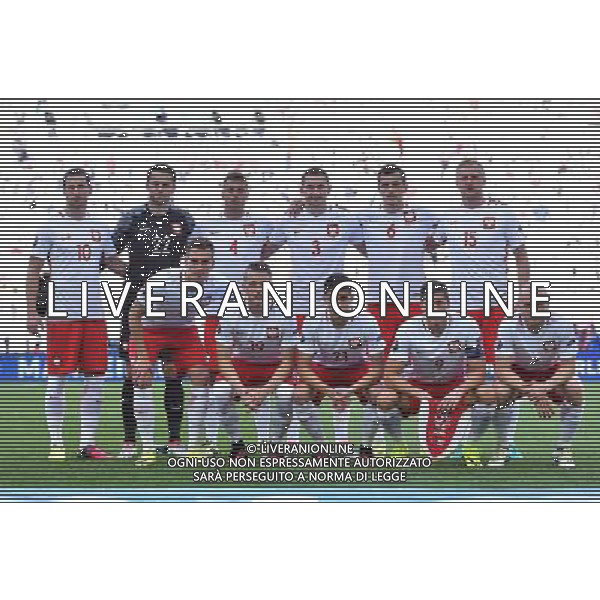 2016.06.21 Marsylia Marseille Pilka nozna Euro 2016 mecz grupy C Ukraina - Polska N/z Grupowe zdjecie, Grzegorz Krychowiak, Lukasz Fabianski, Thiago Cionek, Artur Jedrzejczyk, Tomasz Jodlowiec, Kamil Glik, Arkadiusz Milik, Piotr Zielinski, Bartosz Kapustka, Robert Lewandowski, Michal Pazdan Foto Lukasz Laskowski / PressFocus 2016.06.21 Marsylia Marseille Football UEFA Euro 2016 group C game between Ukraine and Poland Grupowe zdjecie, Grzegorz Krychowiak, Lukasz Fabianski, Thiago Cionek, Artur Jedrzejczyk, Tomasz Jodlowiec, Kamil Glik, Arkadiusz Milik, Piotr Zielinski, Bartosz Kapustka, Robert Lewandowski, Michal Pazdan Credit: Lukasz Laskowski / PressFocus / AGENZIA ALDO LIVERANI SAS Ucraina - Polonia UEFA Francia EURO 2016 Final Tournament Group Stage C Marsiglia - 21.06.2016- ITALY ONLY EDITORIAL USE ONLY
