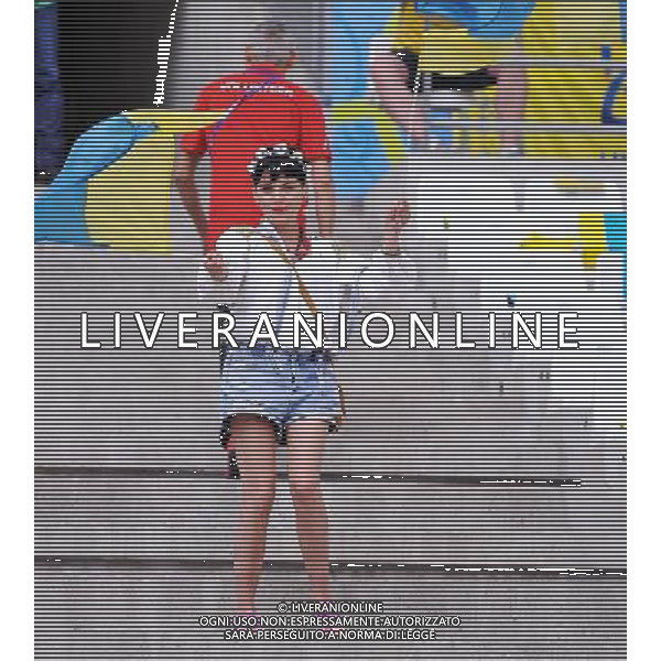 2016.06.21 Marsylia Marseille Pilka nozna Euro 2016 mecz grupy C Ukraina - Polska N/z Kibic kibice kibicka fanka Ukrainy Foto Norbert Barczyk / PressFocus 2016.06.21 Marsylia Marseille Football UEFA Euro 2016 group C game between Ukraine and Poland Kibic kibice kibicka fanka Ukrainy Credit: Norbert Barczyk / PressFocus / NEWSPIX.PL --- Newspix.pl/ AGENZIA ALDO LIVERANI SAS Ucraina - Polonia UEFA Francia EURO 2016 Final Tournament Group Stage C Marsiglia - 21.06.2016- ITALY ONLY EDITORIAL USE ONLY