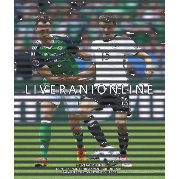 UEFA Francia EURO 2016 Final Tournament Group Stage C Parigi - 21.06.2016 Irlanda del Nord-Germania Nella Foto:muller evans /Ph.Vitez-Ag. Aldo Liverani