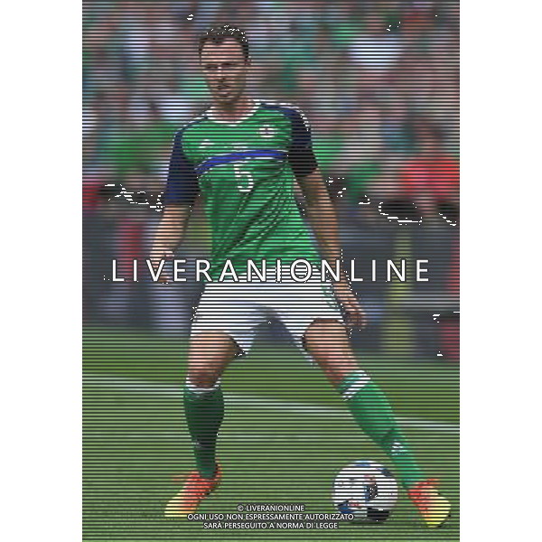 UEFA Francia EURO 2016 Final Tournament Group Stage C Parigi - 21.06.2016 Irlanda del Nord-Germania Nella Foto:Evans Jonny /Ph.Vitez-Ag. Aldo Liverani