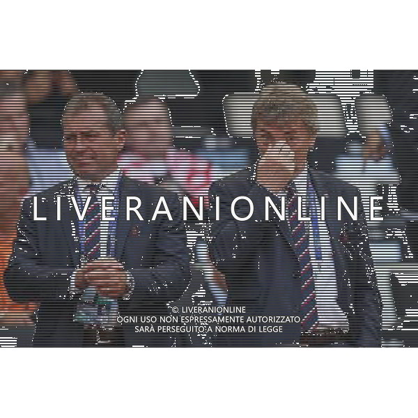 MARSYLIA 2016.06.21 MISTRZOSTWA EUROPY EURO 2016 FRANCJA PILKA NOZNA MECZ UKRAINA - POLSKA NZ MAREK KOZMINSKI ZBIGNIEW BONIEK FOT MICHAL STAWOWIAK / FOKUSMEDIA / NEWSPIX.PL --- Newspix.pl /AGENZIA ALDO LIVERANI SAS - ITALY ONLY EDITORIAL USE ONLY Ucraina - Polonia UEFA Francia EURO 2016 Final Tournament Group Stage C Marsiglia - 21.06.2016 *** Local Caption *** www.newspix.pl mail us: info@newspix.pl call us: 0048 022 23 22 222 --- Polish Picture Agency by Ringier Axel Springer Poland