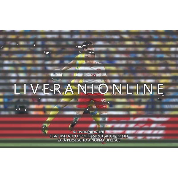 MARSYLIA 2016.06.21 MISTRZOSTWA EUROPY EURO 2016 FRANCJA PILKA NOZNA MECZ UKRAINA - POLSKA NZ PIOTR ZIELINSKI TARAS STEPANENKO FOT MICHAL STAWOWIAK / FOKUSMEDIA / NEWSPIX.PL --- Newspix.pl /AGENZIA ALDO LIVERANI SAS - ITALY ONLY EDITORIAL USE ONLY Ucraina - Polonia UEFA Francia EURO 2016 Final Tournament Group Stage C Marsiglia - 21.06.2016 *** Local Caption *** www.newspix.pl mail us: info@newspix.pl call us: 0048 022 23 22 222 --- Polish Picture Agency by Ringier Axel Springer Poland