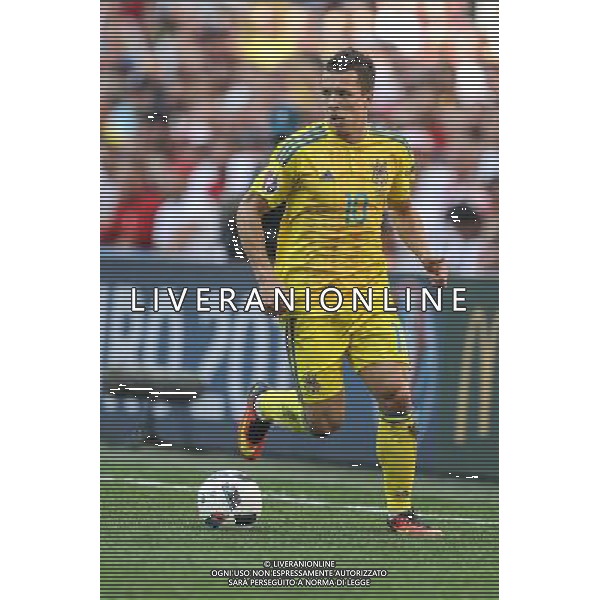 MARSYLIA 2016.06.21 MISTRZOSTWA EUROPY EURO 2016 FRANCJA PILKA NOZNA MECZ UKRAINA - POLSKA NZ YEVHEN KONOPLYANKA FOT MICHAL STAWOWIAK / FOKUSMEDIA / NEWSPIX.PL --- Newspix.pl /AGENZIA ALDO LIVERANI SAS - ITALY ONLY EDITORIAL USE ONLY Ucraina - Polonia UEFA Francia EURO 2016 Final Tournament Group Stage C Marsiglia - 21.06.2016 *** Local Caption *** www.newspix.pl mail us: info@newspix.pl call us: 0048 022 23 22 222 --- Polish Picture Agency by Ringier Axel Springer Poland
