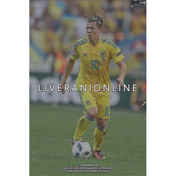 MARSYLIA 2016.06.21 MISTRZOSTWA EUROPY EURO 2016 FRANCJA PILKA NOZNA MECZ UKRAINA - POLSKA NZ YEVHEN KONOPLYANKA FOT MICHAL STAWOWIAK / FOKUSMEDIA / NEWSPIX.PL --- Newspix.pl /AGENZIA ALDO LIVERANI SAS - ITALY ONLY EDITORIAL USE ONLY Ucraina - Polonia UEFA Francia EURO 2016 Final Tournament Group Stage C Marsiglia - 21.06.2016 *** Local Caption *** www.newspix.pl mail us: info@newspix.pl call us: 0048 022 23 22 222 --- Polish Picture Agency by Ringier Axel Springer Poland