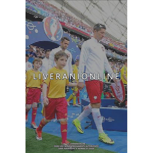 21.06.2016 MARSYLIA STADE VELODROME ( MARSEILLE FRANCE ) PILKA NOZNA ( FOOTBALL ) UEFA EURO 2016 MISTRZOSTWA EUROPY W PILCE NOZNEJ ( UEFA EURO 2016 ) GRUPA C ( GROUP C ) MECZ UKRAINA - POLSKA ( UKRAINE - POLAND ) NZ ROBERT LEWANDOWSKI PREZENTACJA ZAWODNIKOW WYJSCIE NA BOISKO FOTO MICHAL STANCZYK / CYFRASPORT / NEWSPIX.PL --- Newspix.pl /AGENZIA ALDO LIVERANI SAS - ITALY ONLY EDITORIAL USE ONLY Ucraina - Polonia UEFA Francia EURO 2016 Final Tournament Group Stage C Marsiglia - 21.06.2016 *** Local Caption *** www.newspix.pl mail us: info@newspix.pl call us: 0048 022 23 22 222 --- Polish Picture Agency by Ringier Axel Springer Poland