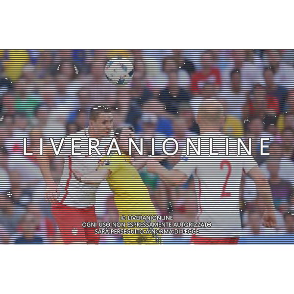 21.06.2016 MARSYLIA STADE VELODROME ( MARSEILLE FRANCE ) PILKA NOZNA ( FOOTBALL ) UEFA EURO 2016 MISTRZOSTWA EUROPY W PILCE NOZNEJ ( UEFA EURO 2016 ) GRUPA C ( GROUP C ) MECZ UKRAINA - POLSKA ( UKRAINE - POLAND ) NZ ARTUR JEDRZEJCZYK MICHAL PAZDAN FOTO MICHAL STANCZYK / CYFRASPORT / NEWSPIX.PL --- Newspix.pl /AGENZIA ALDO LIVERANI SAS - ITALY ONLY EDITORIAL USE ONLY Ucraina - Polonia UEFA Francia EURO 2016 Final Tournament Group Stage C Marsiglia - 21.06.2016 *** Local Caption *** www.newspix.pl mail us: info@newspix.pl call us: 0048 022 23 22 222 --- Polish Picture Agency by Ringier Axel Springer Poland