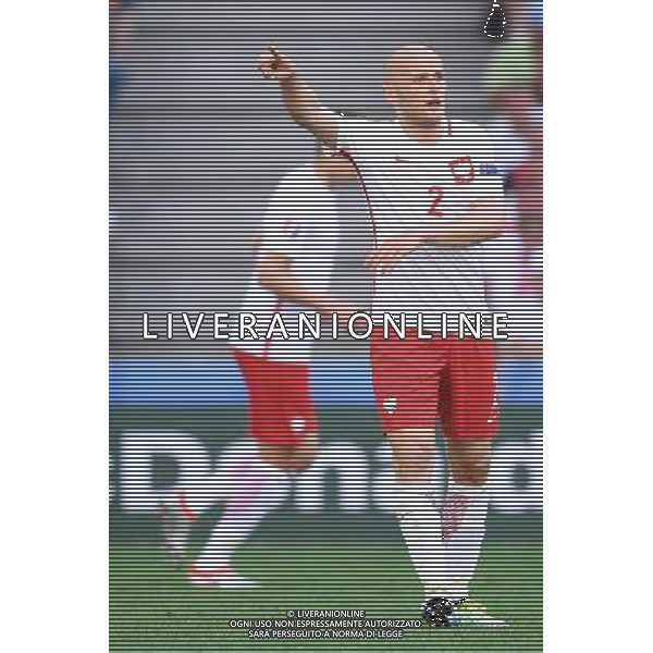 21.06.2016 MARSYLIA STADE VELODROME ( MARSEILLE FRANCE ) PILKA NOZNA ( FOOTBALL ) UEFA EURO 2016 MISTRZOSTWA EUROPY W PILCE NOZNEJ ( UEFA EURO 2016 ) GRUPA C ( GROUP C ) MECZ UKRAINA - POLSKA ( UKRAINE - POLAND ) NZ MICHAL PAZDAN ZLOSC SMUTEK PLACZ EMOCJE FOTO MICHAL STANCZYK / CYFRASPORT / NEWSPIX.PL --- Newspix.pl /AGENZIA ALDO LIVERANI SAS - ITALY ONLY EDITORIAL USE ONLY Ucraina - Polonia UEFA Francia EURO 2016 Final Tournament Group Stage C Marsiglia - 21.06.2016 *** Local Caption *** www.newspix.pl mail us: info@newspix.pl call us: 0048 022 23 22 222 --- Polish Picture Agency by Ringier Axel Springer Poland