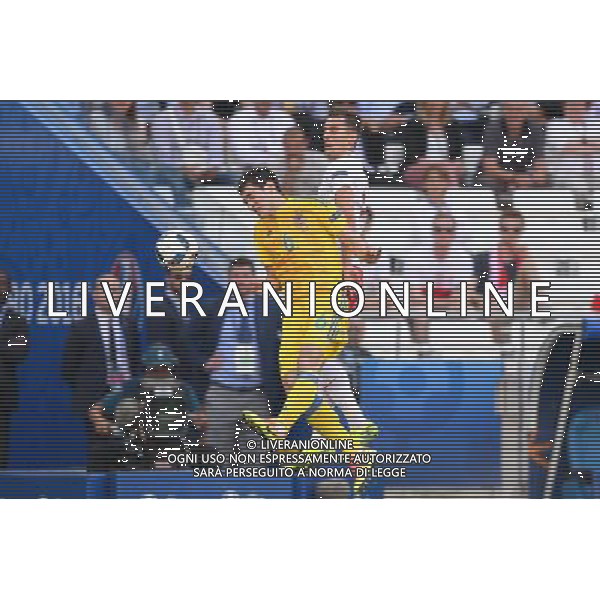 21.06.2016 MARSYLIA STADE VELODROME ( MARSEILLE FRANCE ) PILKA NOZNA ( FOOTBALL ) UEFA EURO 2016 MISTRZOSTWA EUROPY W PILCE NOZNEJ ( UEFA EURO 2016 ) GRUPA C ( GROUP C ) MECZ UKRAINA - POLSKA ( UKRAINE - POLAND ) NZ TARAS STEPANENKO ARKADIUSZ MILIK FOTO MICHAL STANCZYK / CYFRASPORT / NEWSPIX.PL --- Newspix.pl /AGENZIA ALDO LIVERANI SAS - ITALY ONLY EDITORIAL USE ONLY Ucraina - Polonia UEFA Francia EURO 2016 Final Tournament Group Stage C Marsiglia - 21.06.2016 *** Local Caption *** www.newspix.pl mail us: info@newspix.pl call us: 0048 022 23 22 222 --- Polish Picture Agency by Ringier Axel Springer Poland
