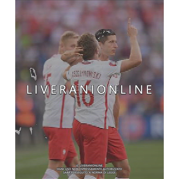 2016.06.21 Marsylia Marseille Pilka nozna Euro 2016 mecz grupy C Ukraina - Polska N/z Jakub Blaszczykowski gol, raodsc, bramka Foto Lukasz Laskowski / PressFocus 2016.06.21 Marsylia Marseille Football UEFA Euro 2016 group C game between Ukraine and Poland Jakub Blaszczykowski gol, raodsc, bramka Credit: Lukasz Laskowski / PressFocus / NEWSPIX.PL --- Newspix.pl /AGENZIA ALDO LIVERANI SAS - ITALY ONLY EDITORIAL USE ONLY Ucraina - Polonia UEFA Francia EURO 2016 Final Tournament Group Stage C Marsiglia - 21.06.2016 *** Local Caption *** www.newspix.pl mail us: info@newspix.pl call us: 0048 022 23 22 222 --- Polish Picture Agency by Ringier Axel Springer Poland