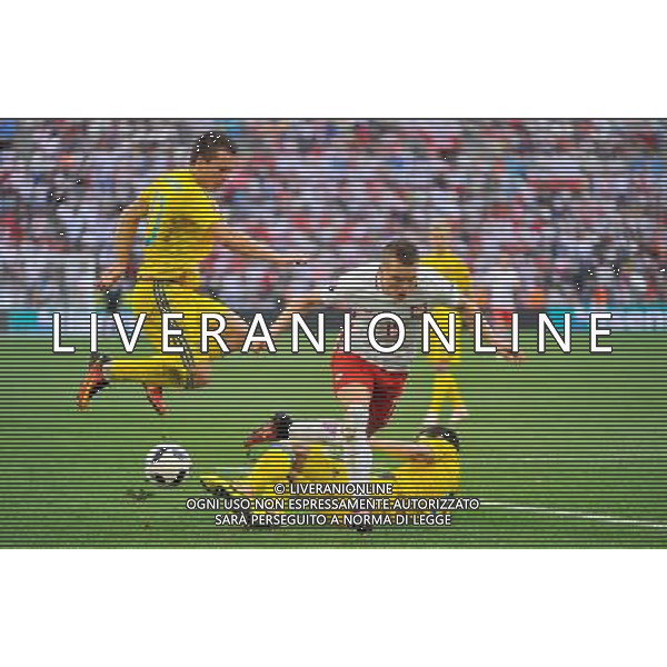 2016.06.21 Marsylia Marseille Pilka nozna Euro 2016 mecz grupy C Ukraina - Polska N/z Yevhen Konoplyanka, Piotr Zielinski Foto Norbert Barczyk / PressFocus 2016.06.21 Marsylia Marseille Football UEFA Euro 2016 group C game between Ukraine and Poland Yevhen Konoplyanka, Piotr Zielinski Credit: Norbert Barczyk / PressFocus / NEWSPIX.PL --- Newspix.pl /AGENZIA ALDO LIVERANI SAS - ITALY ONLY EDITORIAL USE ONLY Ucraina - Polonia UEFA Francia EURO 2016 Final Tournament Group Stage C Marsiglia - 21.06.2016 *** Local Caption *** www.newspix.pl mail us: info@newspix.pl call us: 0048 022 23 22 222 --- Polish Picture Agency by Ringier Axel Springer Poland