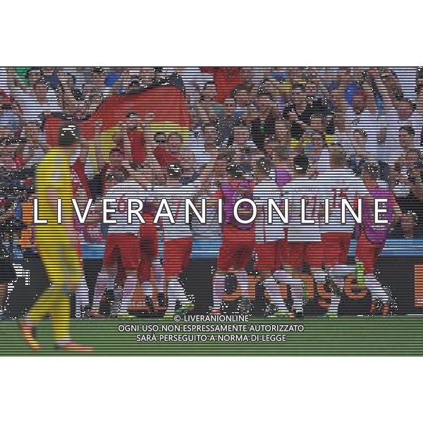 2016.06.21 Marsylia Marseille Pilka nozna Euro 2016 mecz grupy C Ukraina - Polska N/z Jakub Blaszczykowski gol, raodsc, bramka Foto Norbert Barczyk / PressFocus 2016.06.21 Marsylia Marseille Football UEFA Euro 2016 group C game between Ukraine and Poland Jakub Blaszczykowski gol, raodsc, bramka Credit: Norbert Barczyk / PressFocus / NEWSPIX.PL --- Newspix.pl /AGENZIA ALDO LIVERANI SAS - ITALY ONLY EDITORIAL USE ONLY Ucraina - Polonia UEFA Francia EURO 2016 Final Tournament Group Stage C Marsiglia - 21.06.2016 *** Local Caption *** www.newspix.pl mail us: info@newspix.pl call us: 0048 022 23 22 222 --- Polish Picture Agency by Ringier Axel Springer Poland