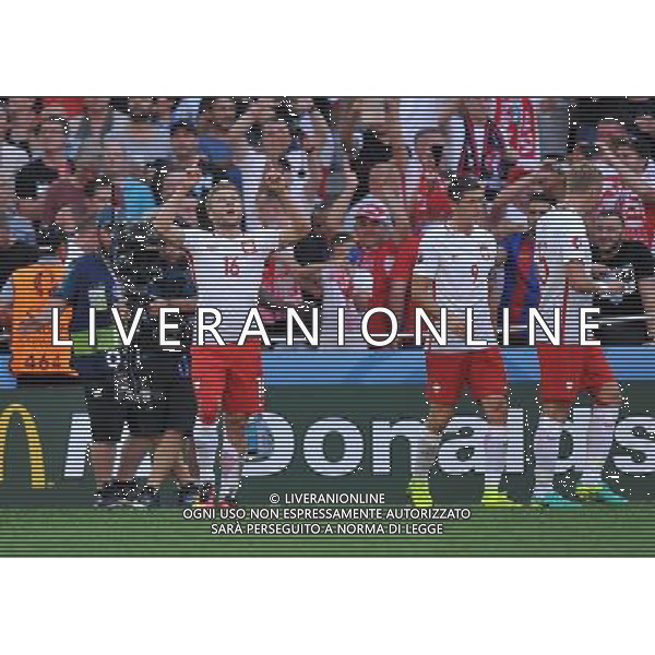 2016.06.21 Marsylia Marseille Pilka nozna Euro 2016 mecz grupy C Ukraina - Polska N/z Jakub Blaszczykowski gol, raodsc, bramka Foto Norbert Barczyk / PressFocus 2016.06.21 Marsylia Marseille Football UEFA Euro 2016 group C game between Ukraine and Poland Jakub Blaszczykowski gol, raodsc, bramka Credit: Norbert Barczyk / PressFocus / NEWSPIX.PL --- Newspix.pl /AGENZIA ALDO LIVERANI SAS - ITALY ONLY EDITORIAL USE ONLY Ucraina - Polonia UEFA Francia EURO 2016 Final Tournament Group Stage C Marsiglia - 21.06.2016 *** Local Caption *** www.newspix.pl mail us: info@newspix.pl call us: 0048 022 23 22 222 --- Polish Picture Agency by Ringier Axel Springer Poland