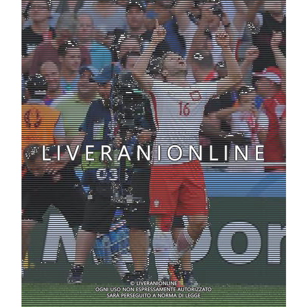 2016.06.21 Marsylia Marseille Pilka nozna Euro 2016 mecz grupy C Ukraina - Polska N/z Jakub Blaszczykowski gol, raodsc, bramka Foto Norbert Barczyk / PressFocus 2016.06.21 Marsylia Marseille Football UEFA Euro 2016 group C game between Ukraine and Poland Jakub Blaszczykowski gol, raodsc, bramka Credit: Norbert Barczyk / PressFocus / NEWSPIX.PL --- Newspix.pl /AGENZIA ALDO LIVERANI SAS - ITALY ONLY EDITORIAL USE ONLY Ucraina - Polonia UEFA Francia EURO 2016 Final Tournament Group Stage C Marsiglia - 21.06.2016 *** Local Caption *** www.newspix.pl mail us: info@newspix.pl call us: 0048 022 23 22 222 --- Polish Picture Agency by Ringier Axel Springer Poland