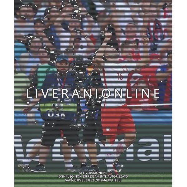 2016.06.21 Marsylia Marseille Pilka nozna Euro 2016 mecz grupy C Ukraina - Polska N/z Jakub Blaszczykowski gol, raodsc, bramka Foto Norbert Barczyk / PressFocus 2016.06.21 Marsylia Marseille Football UEFA Euro 2016 group C game between Ukraine and Poland Jakub Blaszczykowski gol, raodsc, bramka Credit: Norbert Barczyk / PressFocus / NEWSPIX.PL --- Newspix.pl /AGENZIA ALDO LIVERANI SAS - ITALY ONLY EDITORIAL USE ONLY Ucraina - Polonia UEFA Francia EURO 2016 Final Tournament Group Stage C Marsiglia - 21.06.2016 *** Local Caption *** www.newspix.pl mail us: info@newspix.pl call us: 0048 022 23 22 222 --- Polish Picture Agency by Ringier Axel Springer Poland