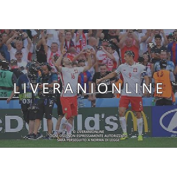 2016.06.21 Marsylia Marseille Pilka nozna Euro 2016 mecz grupy C Ukraina - Polska N/z Jakub Blaszczykowski gol, raodsc, bramka Foto Norbert Barczyk / PressFocus 2016.06.21 Marsylia Marseille Football UEFA Euro 2016 group C game between Ukraine and Poland Jakub Blaszczykowski gol, raodsc, bramka Credit: Norbert Barczyk / PressFocus / NEWSPIX.PL --- Newspix.pl /AGENZIA ALDO LIVERANI SAS - ITALY ONLY EDITORIAL USE ONLY Ucraina - Polonia UEFA Francia EURO 2016 Final Tournament Group Stage C Marsiglia - 21.06.2016 *** Local Caption *** www.newspix.pl mail us: info@newspix.pl call us: 0048 022 23 22 222 --- Polish Picture Agency by Ringier Axel Springer Poland