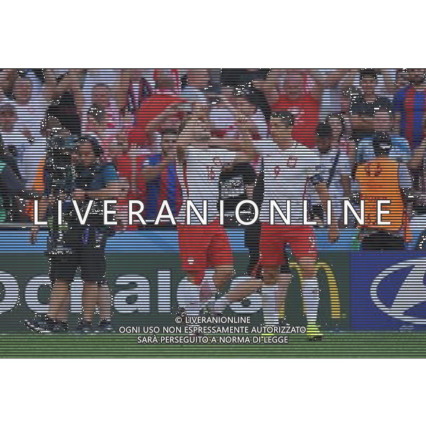 2016.06.21 Marsylia Marseille Pilka nozna Euro 2016 mecz grupy C Ukraina - Polska N/z Jakub Blaszczykowski gol, raodsc, bramka Foto Norbert Barczyk / PressFocus 2016.06.21 Marsylia Marseille Football UEFA Euro 2016 group C game between Ukraine and Poland Jakub Blaszczykowski gol, raodsc, bramka Credit: Norbert Barczyk / PressFocus / NEWSPIX.PL --- Newspix.pl /AGENZIA ALDO LIVERANI SAS - ITALY ONLY EDITORIAL USE ONLY Ucraina - Polonia UEFA Francia EURO 2016 Final Tournament Group Stage C Marsiglia - 21.06.2016 *** Local Caption *** www.newspix.pl mail us: info@newspix.pl call us: 0048 022 23 22 222 --- Polish Picture Agency by Ringier Axel Springer Poland