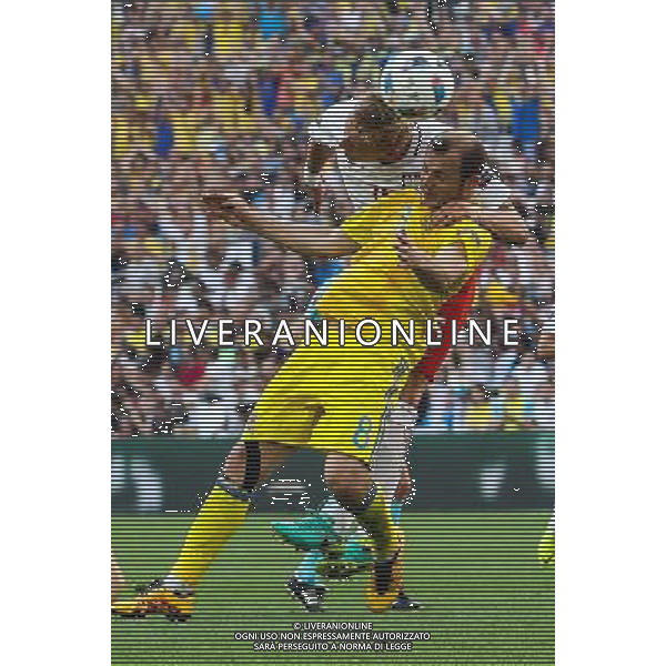 21.06.2016, Marseille, , Ukraine - Poland, European Football Championship, EURO 2016, fot. Tomasz Jastrzebowski / Foto Olimpik POLAND OUT !!!21.06.2016, Marsylia, pilka nozna, mistrzostwa Europy w pilce noznej, UEFA EURO 2016, Ukraina - Polska, Kamil Glik (POL), Roman Zozulya (UKR), Ukraine - Poland, European Football Championship, fot. Tomasz Jastrzebowski / Foto Olimpik /AGENZIA ALDO LIVERANI SAS - ITALY ONLY EDITORIAL USE ONLY Ucraina - Polonia UEFA Francia EURO 2016 Final Tournament Group Stage C Marsiglia - 21.06.2016