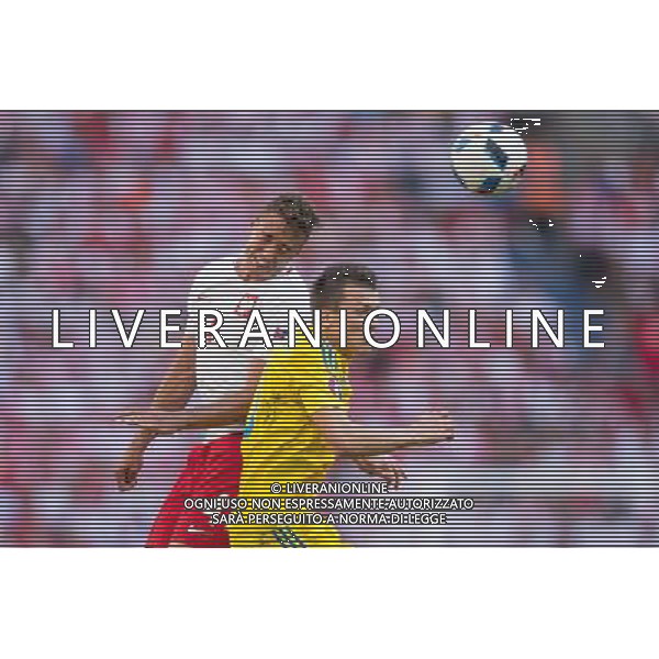 21.06.2016, Marsylia, Stade Velodrome, UEFA Euro 2016, Ukraina - Polska, Ukraine - Poland, Thiago Cionek (Polska), Yevhen Konoplyanka (Ukraina), fot. Lukasz Skwiot / Foto Olimpik / NEWSPIX.PL --- Newspix.pl /AGENZIA ALDO LIVERANI SAS - ITALY ONLY EDITORIAL USE ONLY Ucraina - Polonia UEFA Francia EURO 2016 Final Tournament Group Stage C Marsiglia - 21.06.2016 *** Local Caption *** www.newspix.pl mail us: info@newspix.pl call us: 0048 022 23 22 222 --- Polish Picture Agency by Ringier Axel Springer Poland