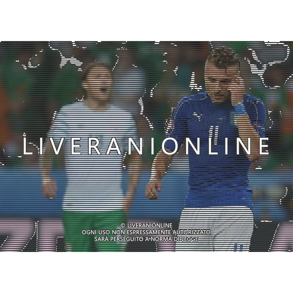 UEFA Francia EURO 2016 Final Tournament Group Stage E Lille - 22.06.2016 Italia-Repubblica d\'Irlanda Nella Foto:immobile CIRO /Ph.Vitez-Ag. Aldo Liverani