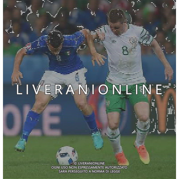 UEFA Francia EURO 2016 Final Tournament Group Stage E Lille - 22.06.2016 Italia-Repubblica d\'Irlanda Nella Foto: alessandro florenzi-mc carthy /Ph.Vitez-Ag. Aldo Liverani