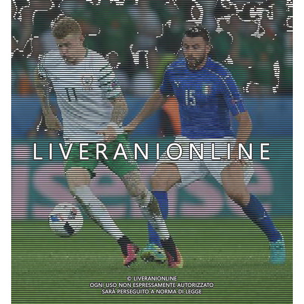 UEFA Francia EURO 2016 Final Tournament Group Stage E Lille - 22.06.2016 Italia-Repubblica d\'Irlanda Nella Foto:mc clean e andrea barzagli /Ph.Vitez-Ag. Aldo Liverani