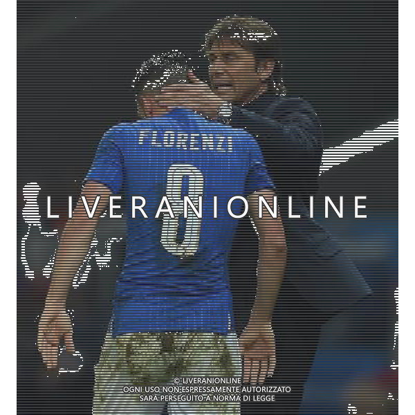 UEFA Francia EURO 2016 Final Tournament Group Stage E Lille - 22.06.2016 Italia-Repubblica d\'Irlanda Nella Foto: antonio conte con alessandro florenzi /Ph.Vitez-Ag. Aldo Liverani