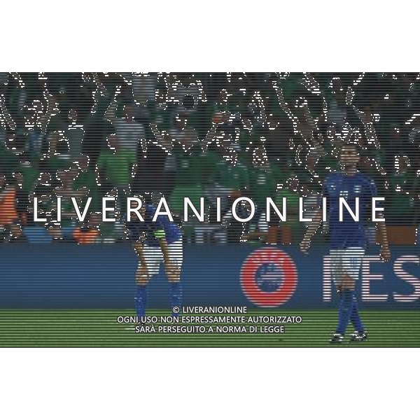 UEFA Francia EURO 2016 Final Tournament Group Stage E Lille - 22.06.2016 Italia-Repubblica d\'Irlanda Nella Foto:delusione bonucci e thiago motta /Ph.Vitez-Ag. Aldo Liverani