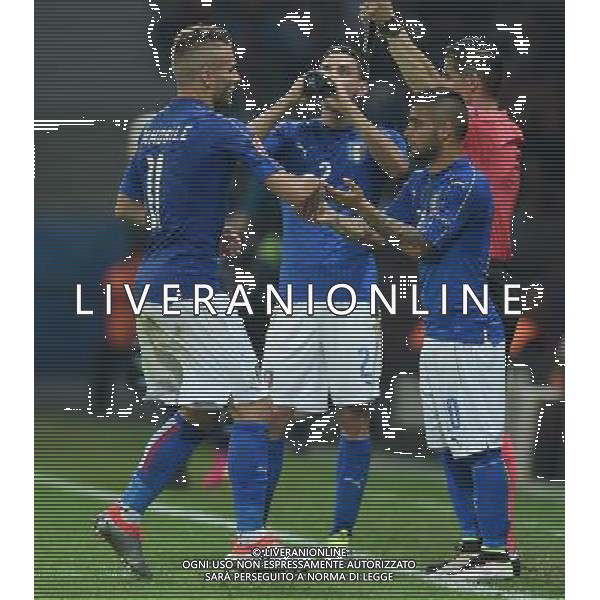 UEFA Francia EURO 2016 Final Tournament Group Stage E Lille - 22.06.2016 Italia-Repubblica d\'Irlanda Nella Foto:sostituzione di ciro immobile con lorenzo insigne /Ph.Vitez-Ag. Aldo Liverani