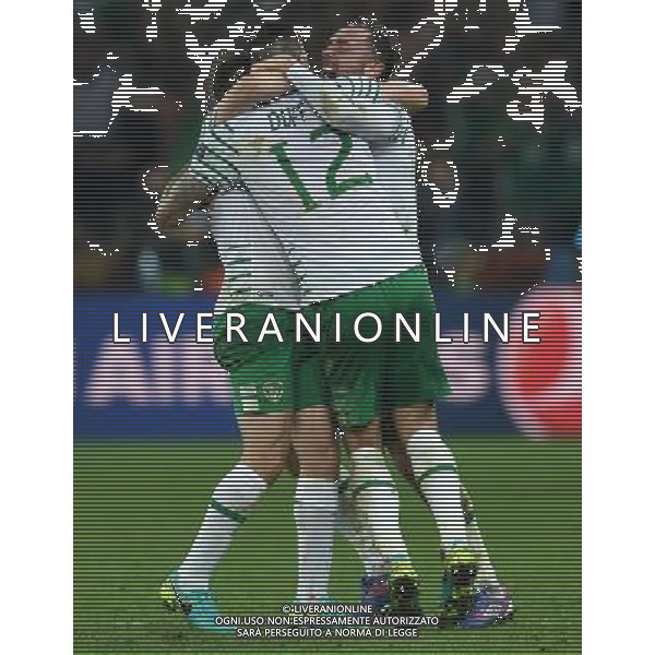 UEFA Francia EURO 2016 Final Tournament Group Stage E Lille - 22.06.2016 Italia-Repubblica d\'Irlanda Nella Foto:la gioia dei giocatori irlandesi - esultanza a fine gara /Ph.Vitez-Ag. Aldo Liverani
