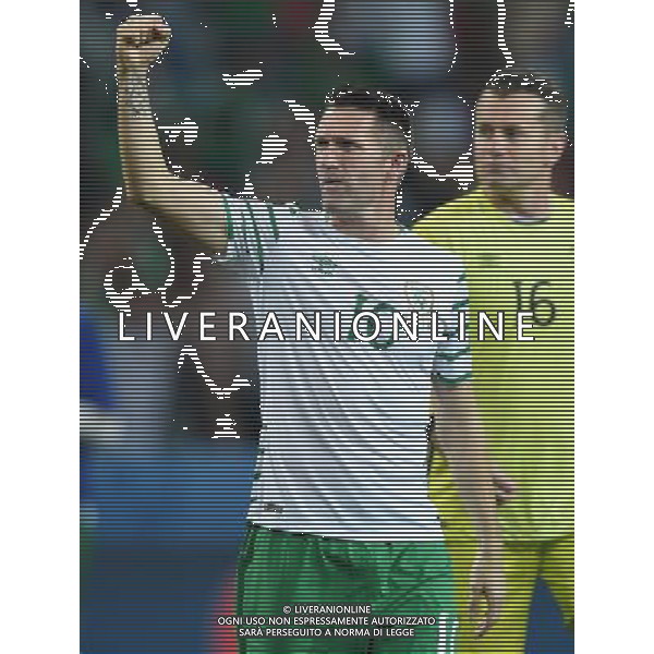 UEFA Francia EURO 2016 Final Tournament Group Stage E Lille - 22.06.2016 Italia-Repubblica d\'Irlanda Nella Foto:robbie keane esultanza a fine gara /Ph.Vitez-Ag. Aldo Liverani