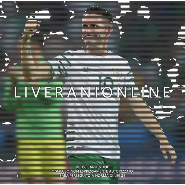UEFA Francia EURO 2016 Final Tournament Group Stage E Lille - 22.06.2016 Italia-Repubblica d\'Irlanda Nella Foto:robbie keane esultanza a fine gara /Ph.Vitez-Ag. Aldo Liverani