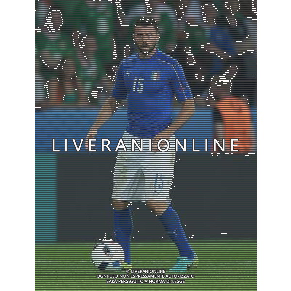 UEFA Francia EURO 2016 Final Tournament Group Stage E Lille - 22.06.2016 Italia-Repubblica d\'Irlanda Nella Foto:Barzagli Andrea /Ph.Vitez-Ag. Aldo Liverani