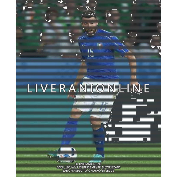 UEFA Francia EURO 2016 Final Tournament Group Stage E Lille - 22.06.2016 Italia-Repubblica d\'Irlanda Nella Foto:Barzagli Andrea /Ph.Vitez-Ag. Aldo Liverani