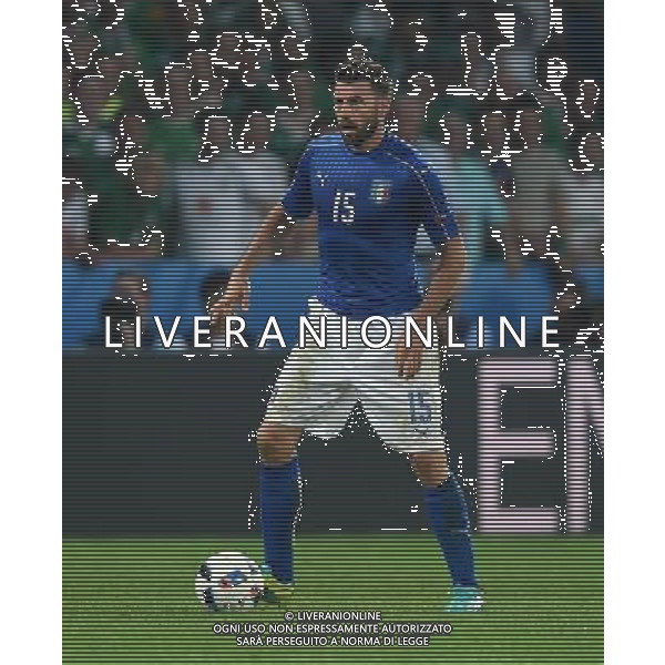 UEFA Francia EURO 2016 Final Tournament Group Stage E Lille - 22.06.2016 Italia-Repubblica d\'Irlanda Nella Foto:Barzagli Andrea /Ph.Vitez-Ag. Aldo Liverani