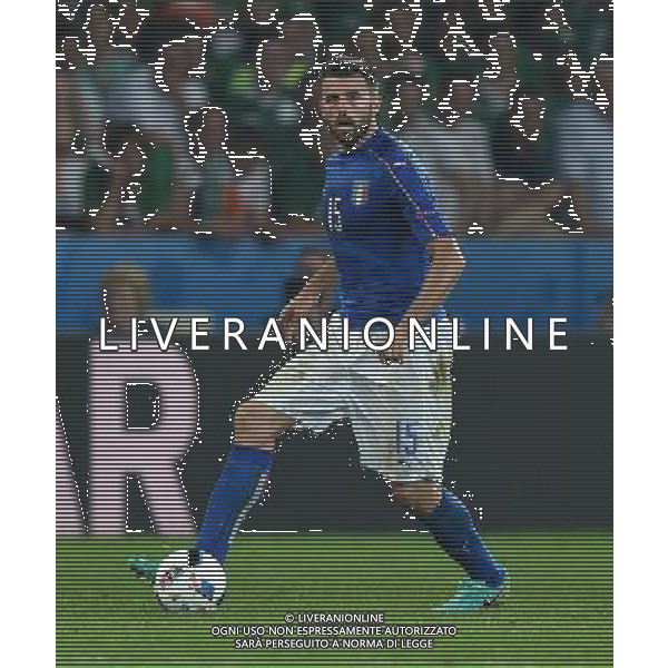 UEFA Francia EURO 2016 Final Tournament Group Stage E Lille - 22.06.2016 Italia-Repubblica d\'Irlanda Nella Foto:Barzagli Andrea /Ph.Vitez-Ag. Aldo Liverani
