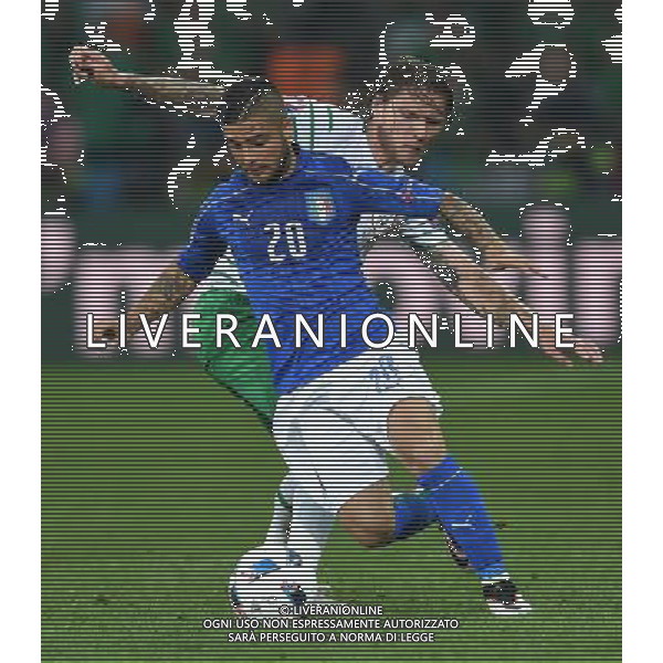 UEFA Francia EURO 2016 Final Tournament Group Stage E Lille - 22.06.2016 Italia-Repubblica d\'Irlanda Nella Foto:Insigne Lorenzo-Hendrick Jeff /Ph.Vitez-Ag. Aldo Liverani