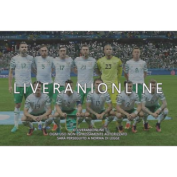 UEFA Francia EURO 2016 Final Tournament Group Stage E Lille - 22.06.2016 Italia-Repubblica d\'Irlanda Nella Foto:Repubblica d\'Irlanda Squadra Formazione Randolph,Coleman,Keogh,McCarthy,Long,McClean,Duffy,Hendrick,Ward,Brady,Murphy /Ph.Vitez-Ag. Aldo Liverani