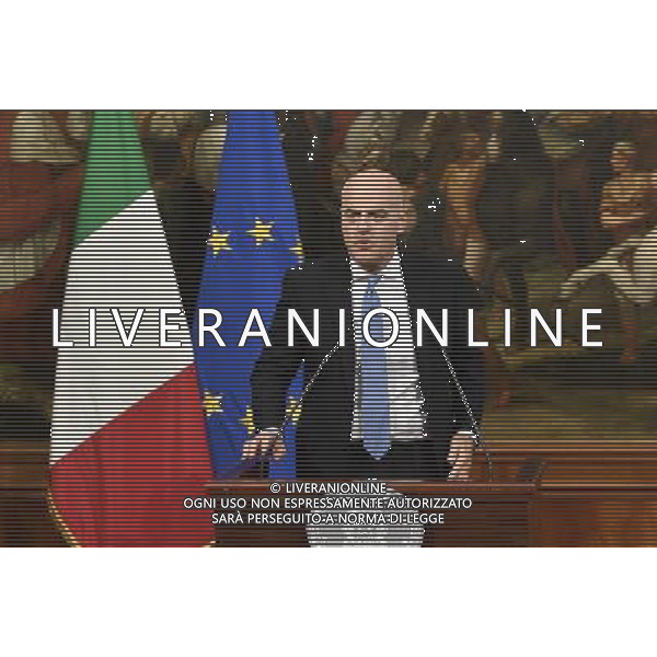 Conferenza stampa sul futuro delle rinnovabili e dell\'energia in Italia - Roma - 23.06.2016 - Palazzo Chigi - nella foto: Claudio Descalzi ad Eni / Ph. Corradetti - AG ALDO LIVERANI SAS