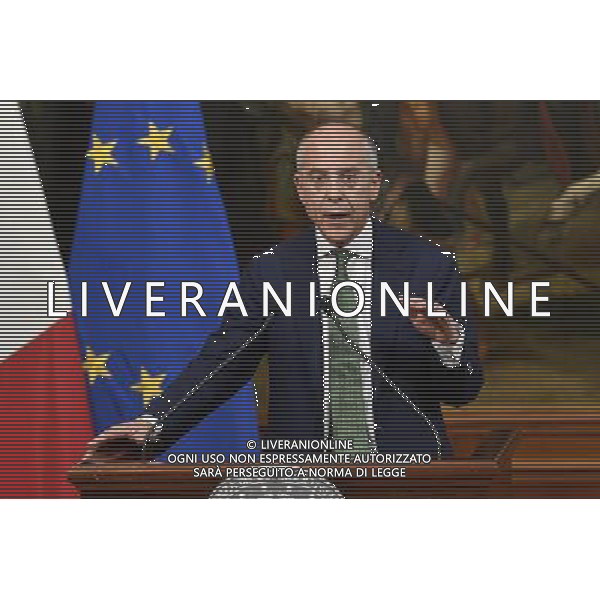 Conferenza stampa sul futuro delle rinnovabili e dell\'energia in Italia - Roma - 23.06.2016 - Palazzo Chigi - nella foto: Francesco Starace ad Enel / Ph. Corradetti - AG ALDO LIVERANI SAS