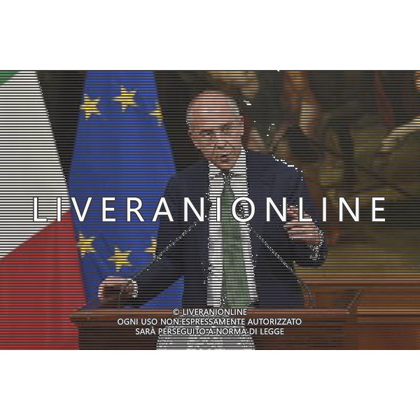Conferenza stampa sul futuro delle rinnovabili e dell\'energia in Italia - Roma - 23.06.2016 - Palazzo Chigi - nella foto: Francesco Starace ad Enel / Ph. Corradetti - AG ALDO LIVERANI SAS