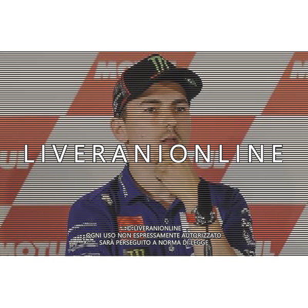 23.06.2016.Assen, Olanda.Jorge Lorenzo durante la conferenza stampa ©Piazzolla /AGENZIA ALDO LIVERANI SAS Gran Premio motociclistico d\'Olanda, motomondiale