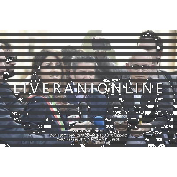 Insediamento del sindaco di Roma Virginia Raggi Roma - 23.06.2016 - nella foto: Virginia Raggi rilascia le prime dichiarazioni alla stampa Ph.Corradetti - AG ALDO LIVERANI SAS